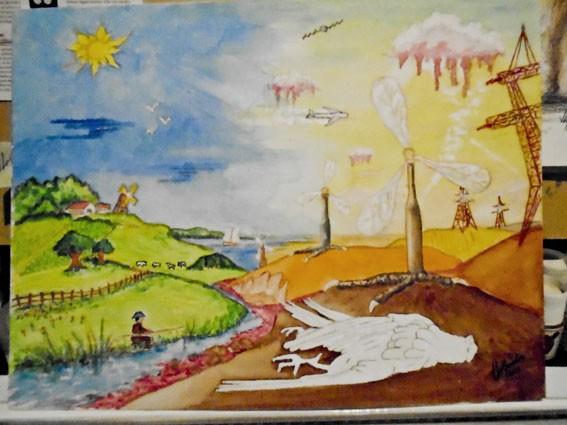 2022 01 31 l oiseau mort acrlique