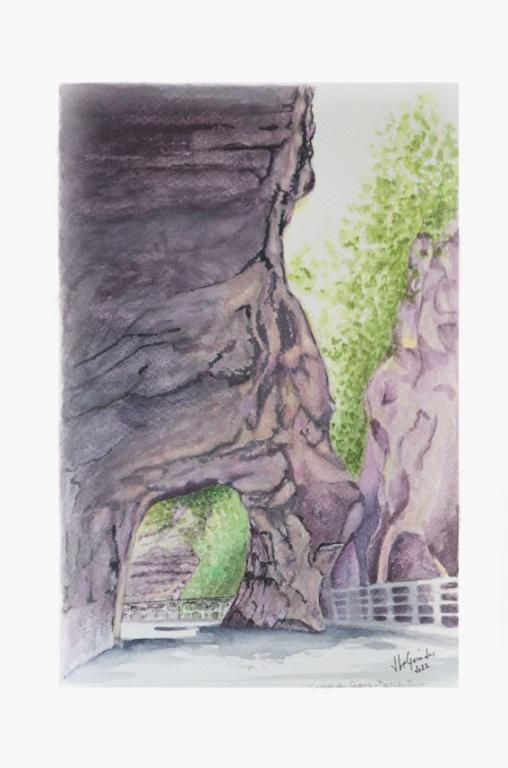 2022 08 12 gorges du cians aquarelle