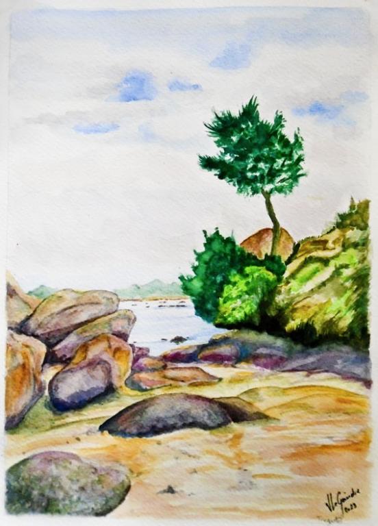 2023 02 27 tregastel aquarelle